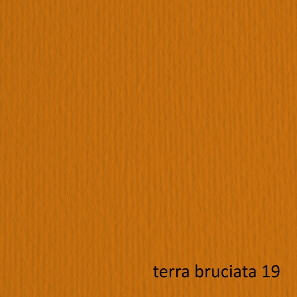 CARTONCINO 50X70 220GR TERRA BRUCIATA 19 FABRIANO ELLE ERRE - BLISTER 20FG