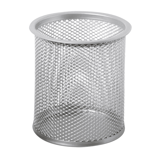 BICCHIERE PORTAPENNE IN RETE ARGENTO