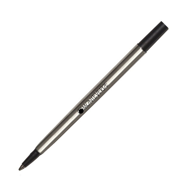 Blister 2 refill in metallo per ROLLER Parker (R) NERO PUNTA FINE