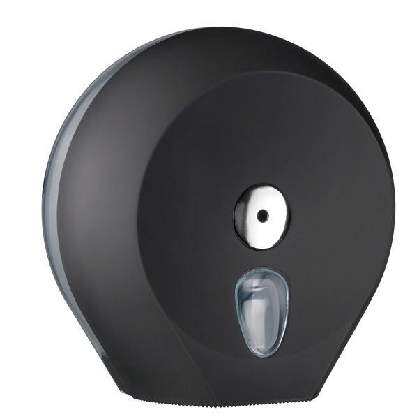 Dispenser carta igienica Midi Jumbo diam.23cm nero Soft Touch