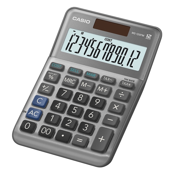CALCOLATRICE DA TAVOLO MS-120BM 12cifre CASIO