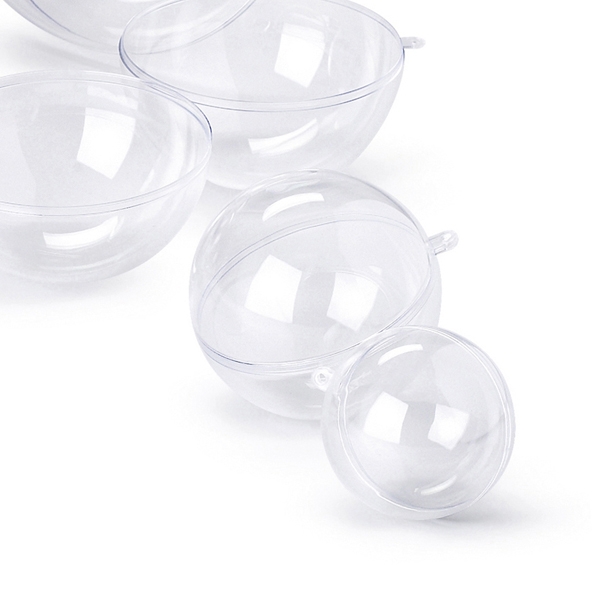 SFERA APRIBILE in POLISTIRENE TRASPARENTE diam.100mm RI.PLAST