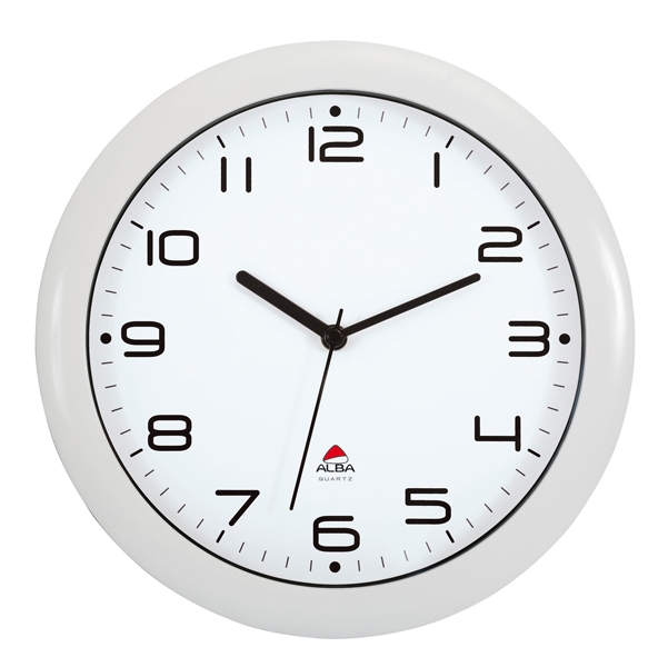OROLOGIO DA PARETE HORNEW diam.30cm BIANCO Alba