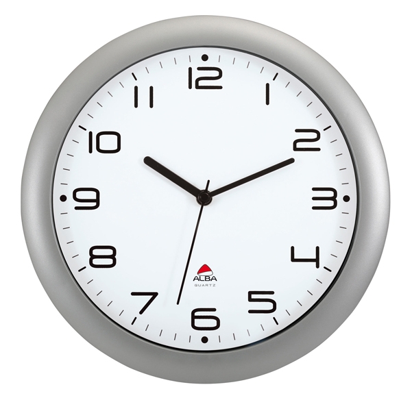 OROLOGIO DA PARETE HORNEW diam.30cm GRIGIO Metal Alba