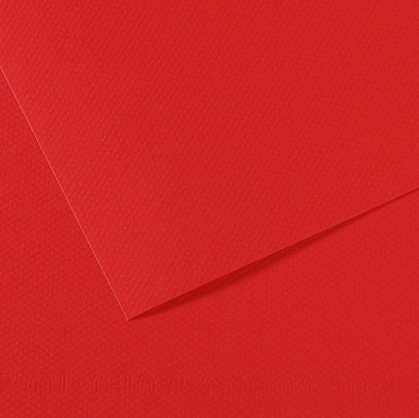 Foglio MI-TEINTES A4 cm 160 gr. 505 rosso vivo