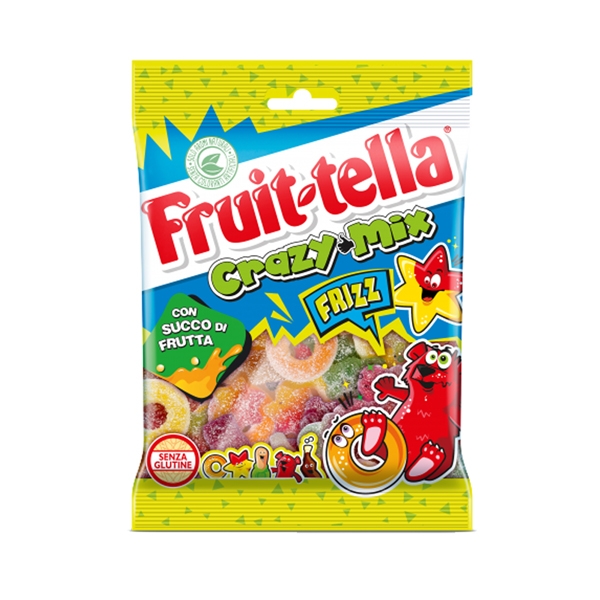 Caramelle gommose Frit-tella Crazy mix Frizz f.to 175gr