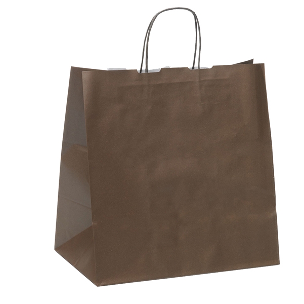 25 SHOPPERS CARTA KRAFT 32X20X33CM TWISTED LARGE MARRONE