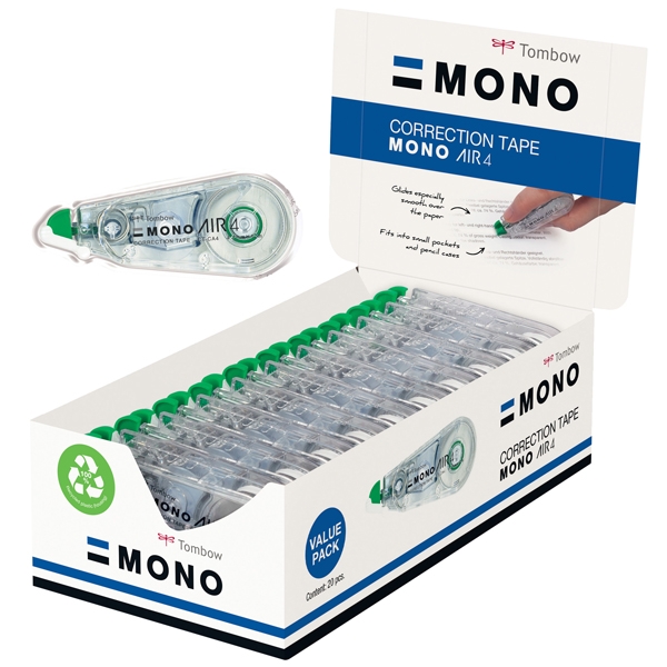 Value pack 15+5 correttore a nastro MON O AIR 4,2mm x 10mt TOMBOW