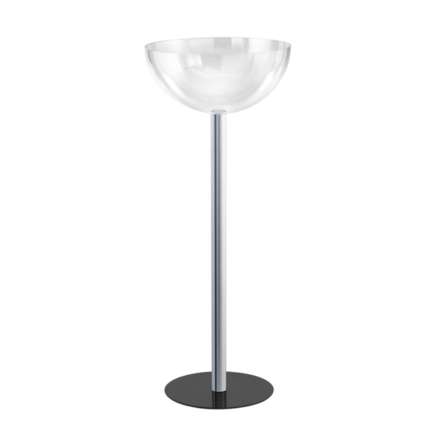 EXPO CONTENITORE con 1 SEMISFERA diam. 50cm - H96cm