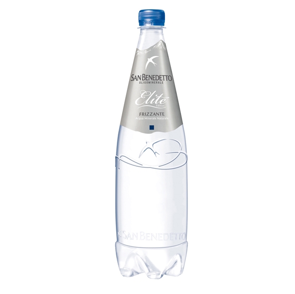 Acqua frizzante bottiglia PET 1lt San B enedetto