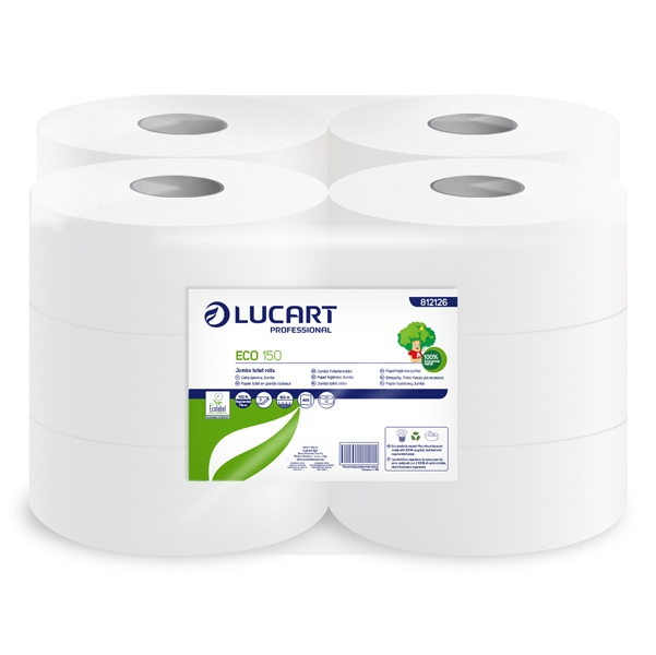 Carta igienica MINI Jumbo diam.19,5cm - 150mt Eco Lucart
