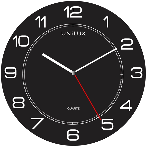 Orologio da parete diam.57,5cm Mega Unilux