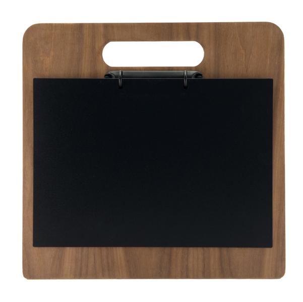 Porta menu' Chopping Board in legno con anelli 32,7x30cm Securit