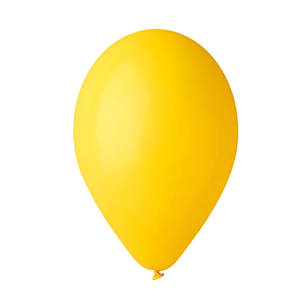 Busta 16 palloncini in lattice diam.30cm giallo Big Party