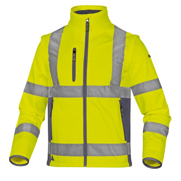 Giacca Softshell Moonlight 2 alta visibilita' giallo fluo tg.L DeltaPlus