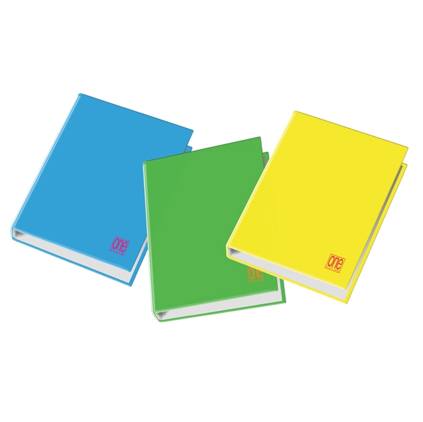 Raccoglitore 4 anelli diam.30mm 26X32cm colori ass. Fluo One Color Blasetti