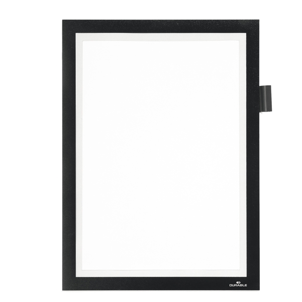 Cornice magnetica Duraframe(R) Note A4 21X29,7cm nero Durable