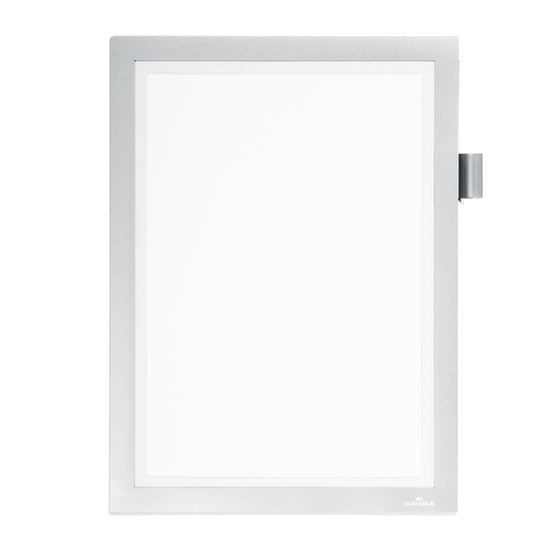 Cornice magnetica Duraframe(R) Note A4 21X29,7cm argento Durable