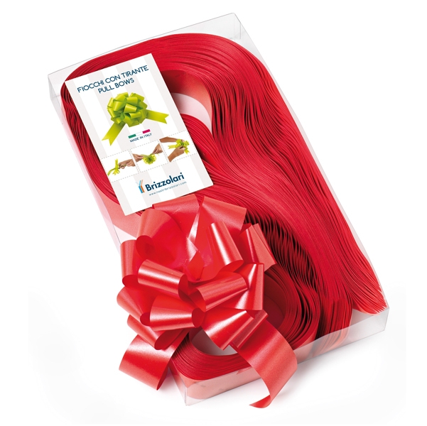 30 nastri strip 6800 31mm-diam.13cm colore rosso 07 Brizzolari
