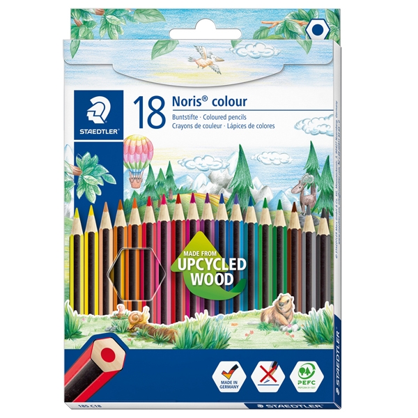 Astuccio 18 matite Noris Colour in Wopex colori assortiti Staedtler