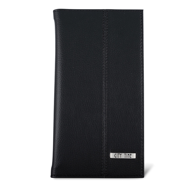 Portabiglietti da visita Professional 12,5x23,5cm nero Niji