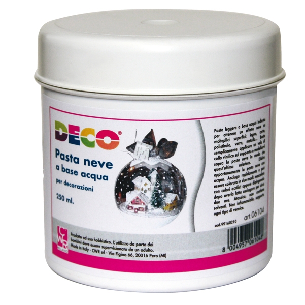 Barattolo pasta da neve 250ml DECO