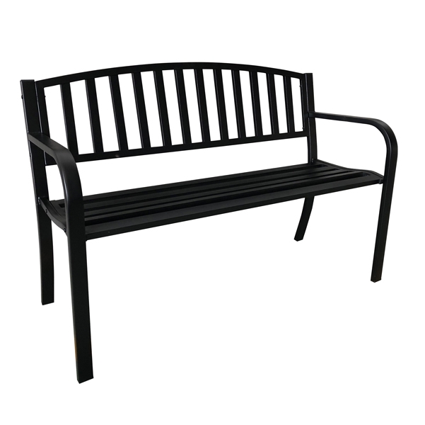 Panca da giardino Hollywood - in acciaio verniciato - 75 x 50 x 120 cm - Garden Friend