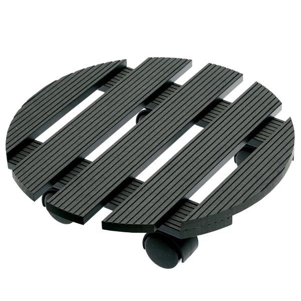 Trolley portavaso in WPC idrorepellente diam. 30cm