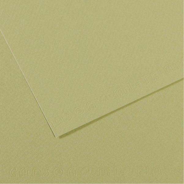 Foglio MI-TEINTES A4 160 gr. 480 verde mandorla
