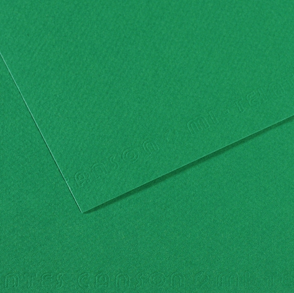 Foglio MI-TEINTES A4 cm 160 gr. 575 verde biliardo