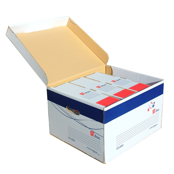 Scatola archivio con coperchio ST-BOX 375x265x430mm STARLINE