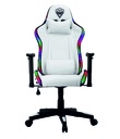 GAMING SEDIA NOUA MAO M7 RGB RAINBOW WHITE STOFFA/ECOPELLE BRACCIOLI 3D Inclinabili