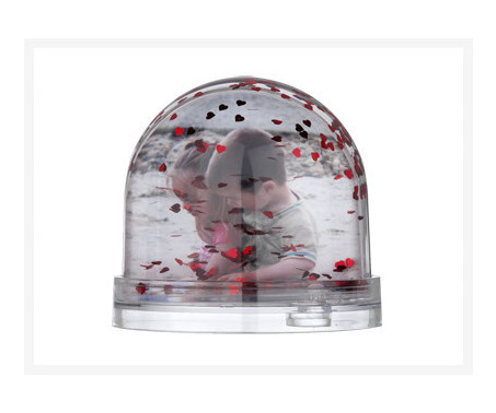 SUB PORTAFOTO PALLA DI NEVE/GLITTER/CUORI  NEVE  F3Z-0-28 F3Z-0-28