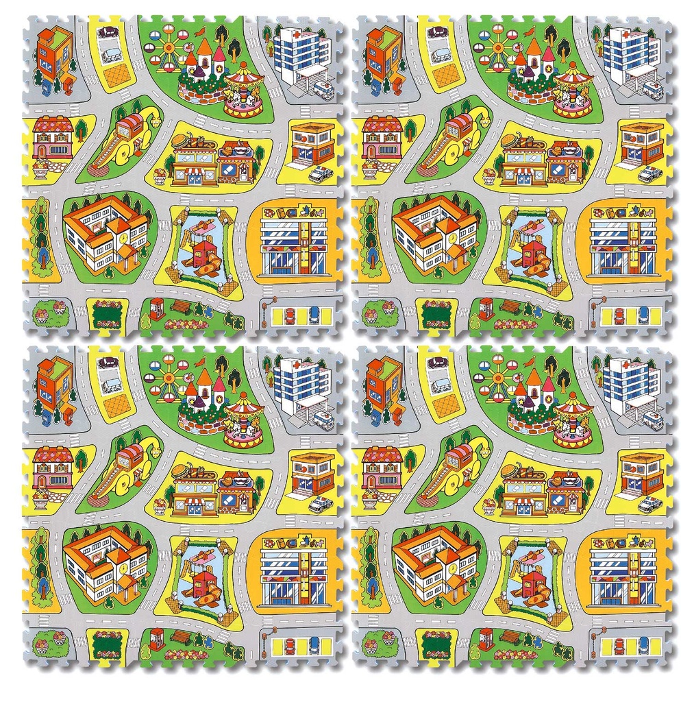 PUZZLE EVA "CITTA'" CM.92X92X1,4