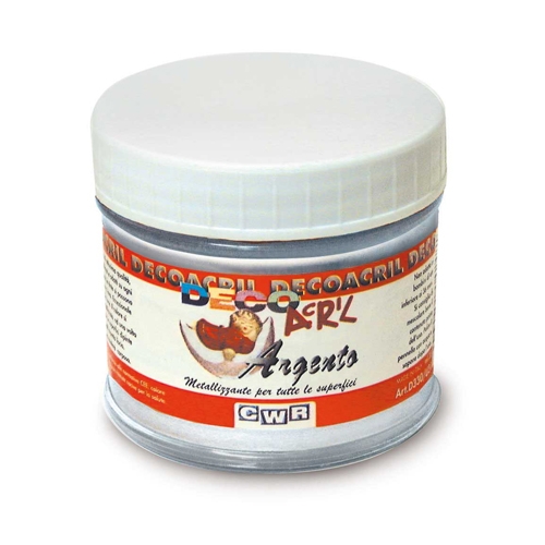 COLORE ACRILICO - BARATTOLO ML.150 - ARGENTO (min.ord.6 o multipli)
