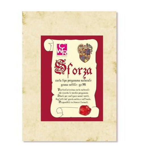 CARTA SFORZA GR.90 CONF. 12 FG. - CM.21X14,8