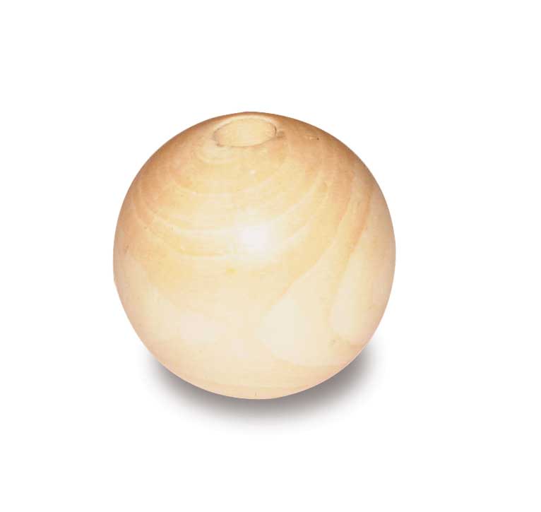 SFERE IN LEGNO DIAM. MM.50 - BUSTA 2 PZ. (min.ord.4 o multipli)