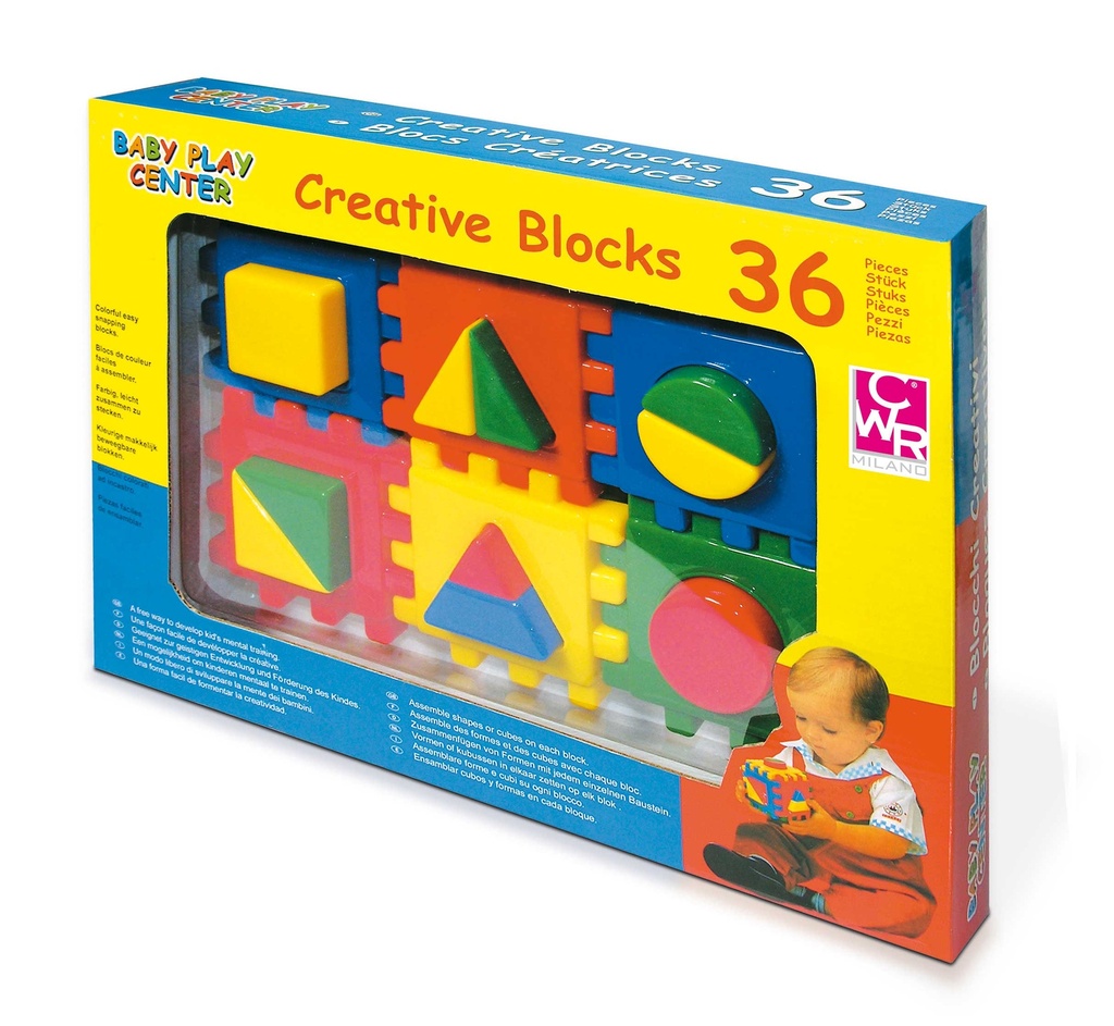 INCASTRI CREATIVI - SCATOLA 36 PZ.