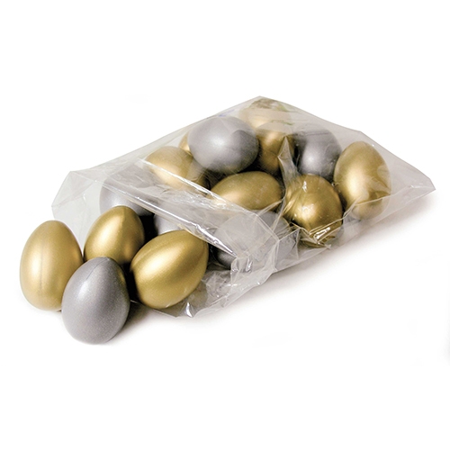 UOVA ORO / ARGENTO - CONFEZIONE 24 PZ.