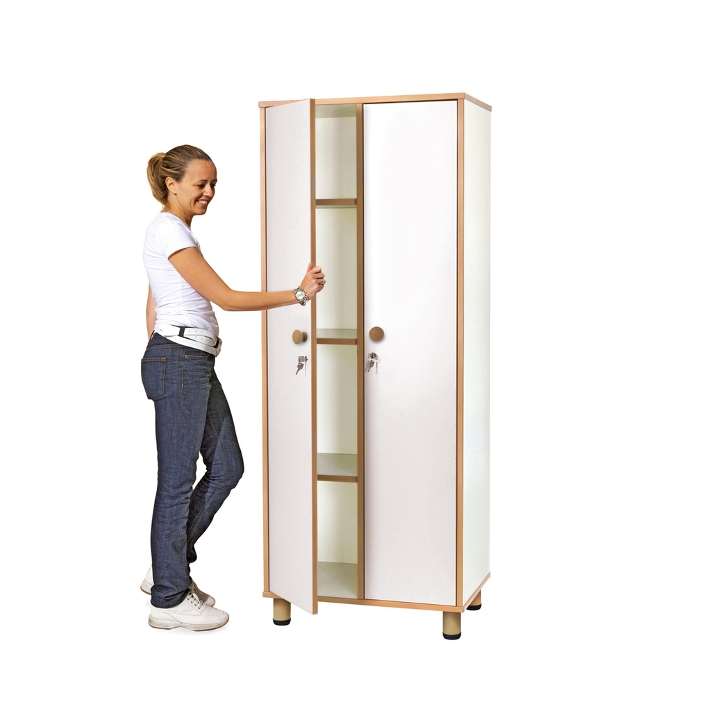 MOBILE 8 RIPIANI + 2 ANTE CM.72X45X180 H - MAGNOLIA