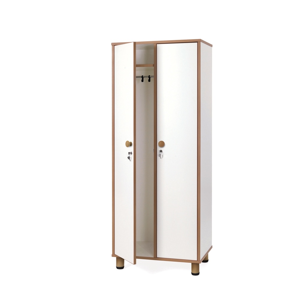 MOBILE SPOGLIATOIO 2 POSTI CM.72X45X180 H