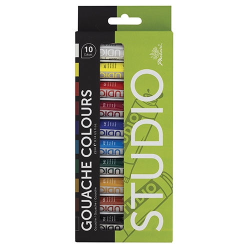 COLORI A TEMPERA - SCATOLA 10 TUBI ML.22 - COL. ASS.