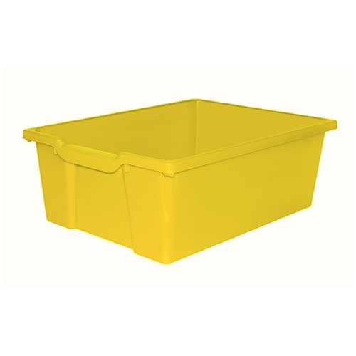 CONTENITORE ALTO CM.43X31,5X15 - GIALLO