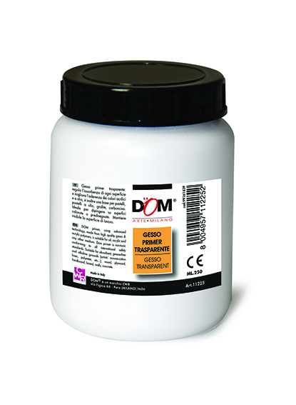 GESSO ACRILICO TRASPARENTE - ML.250 (min.ord.3 o multipli)