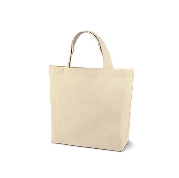 BORSA IN COTONE DA DECORARE CM.37X41 - CONF.5 PZ.