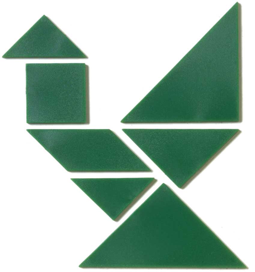 TANGRAM PLASTICA TRASP.- SET 4 TANGRAM - TOT. 28 PZ