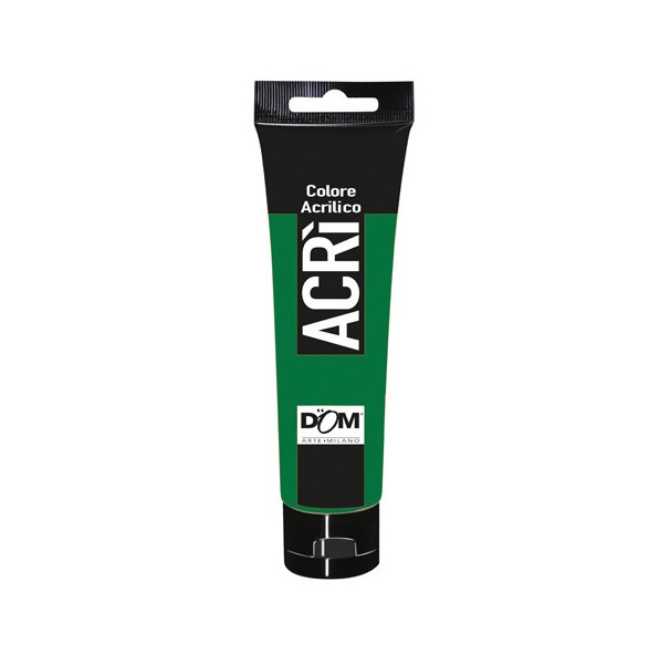 ACRILICO - TUBO ML.100 - VERDE PERMANENTE (min.ord.6 o multipli)