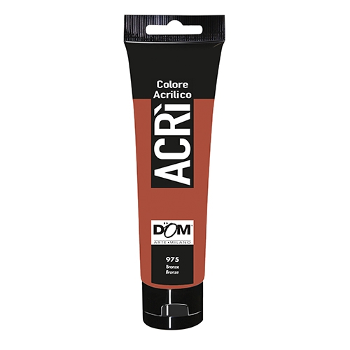 ACRILICO - TUBO ML. 100 - BRONZO (min.ord.6 o multipli)