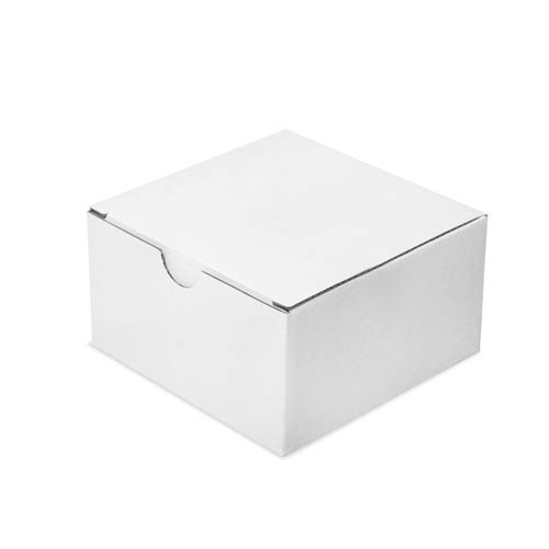 SCATOLA MICROONDA BIANCA CM.12,5X12,5X7H (min.ord.20 o multipli)