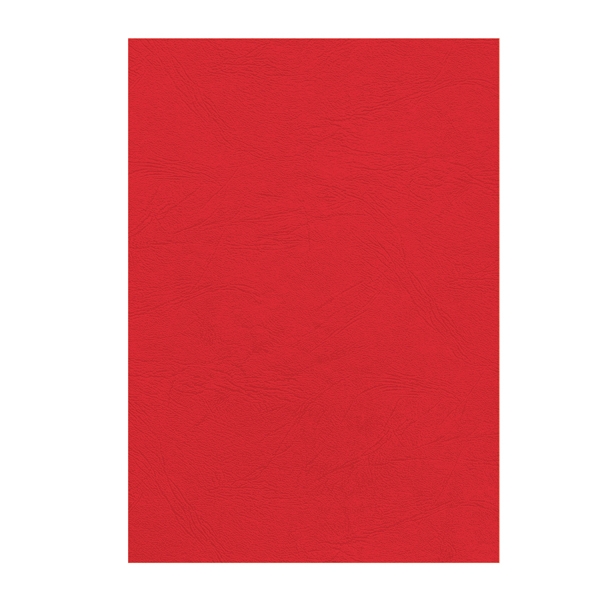 100 Copertine A4 cartoncino groffrato semilpelle 240g rosso Fellowes